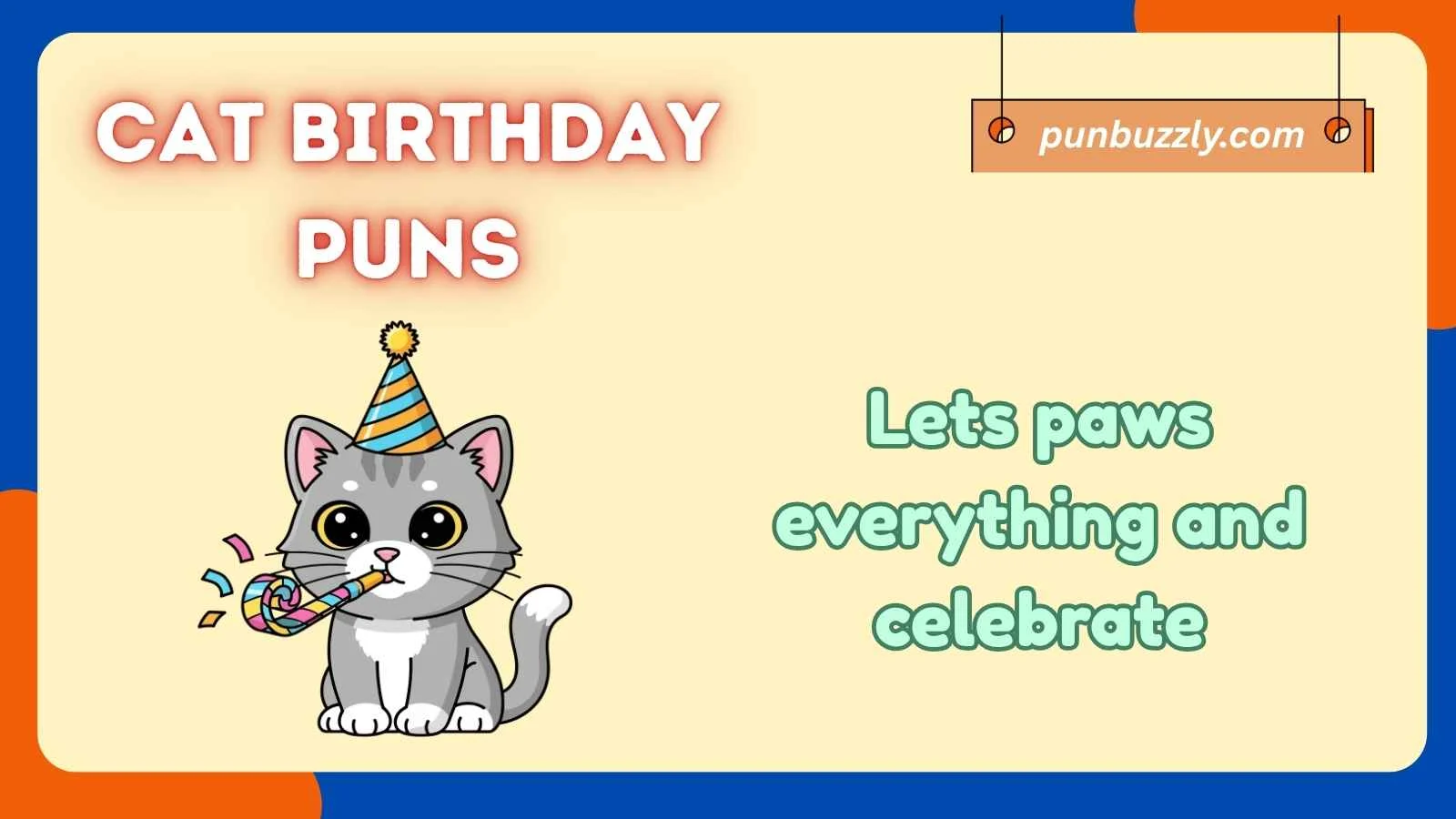 cat birthday puns