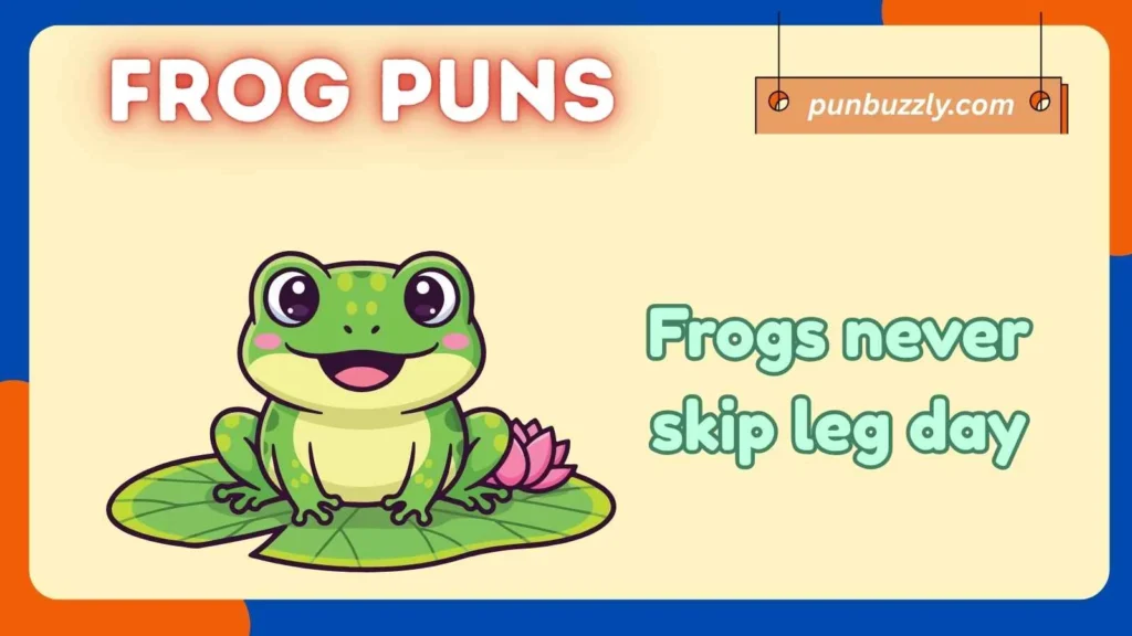 Funny Frog Puns