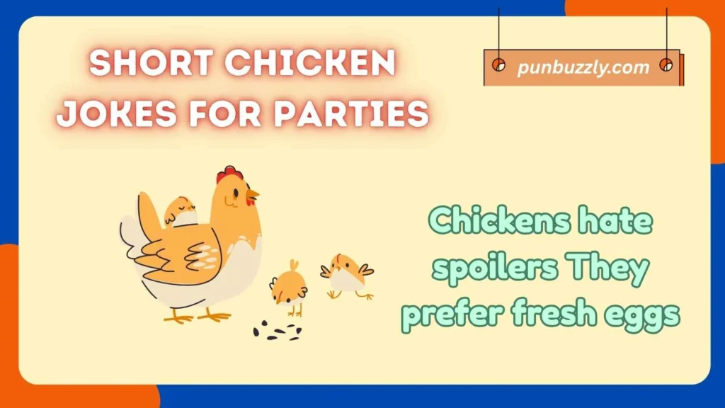 Short Chicken Jokes for Parties