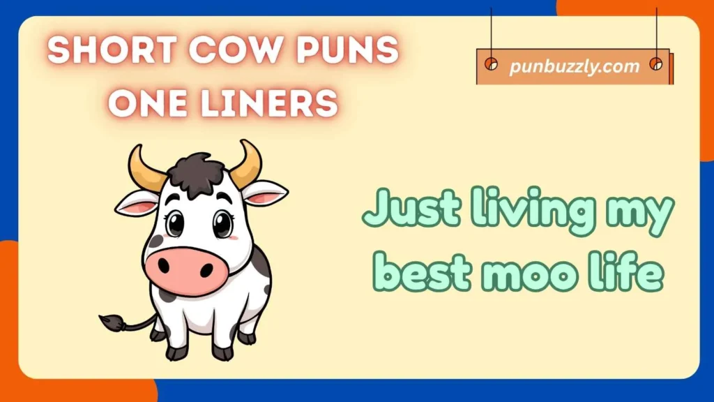 Short Cow Puns One Liners